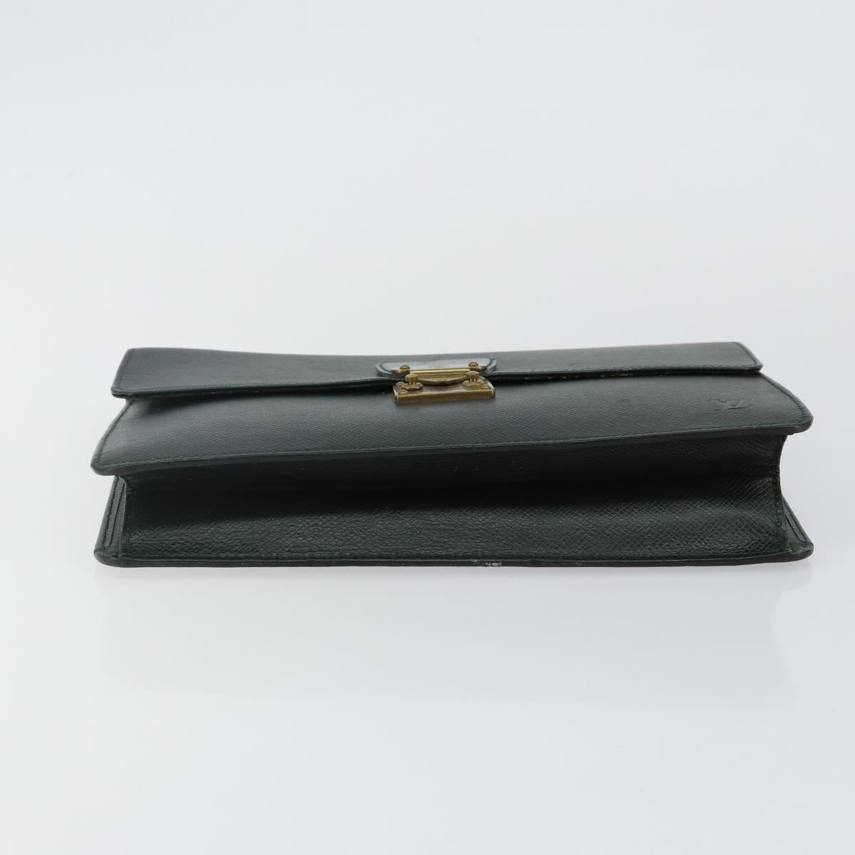 LOUIS VUITTON Taiga Pochette Kourad Clutch Bag Epicea M30194 LV Auth th6319
