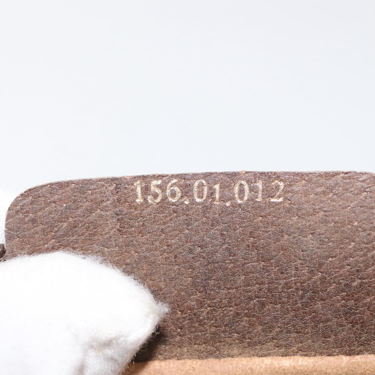 GUCCI GG Supreme Web Sherry Line Clutch Bag PVC Beige 156 01 012 Auth th6330