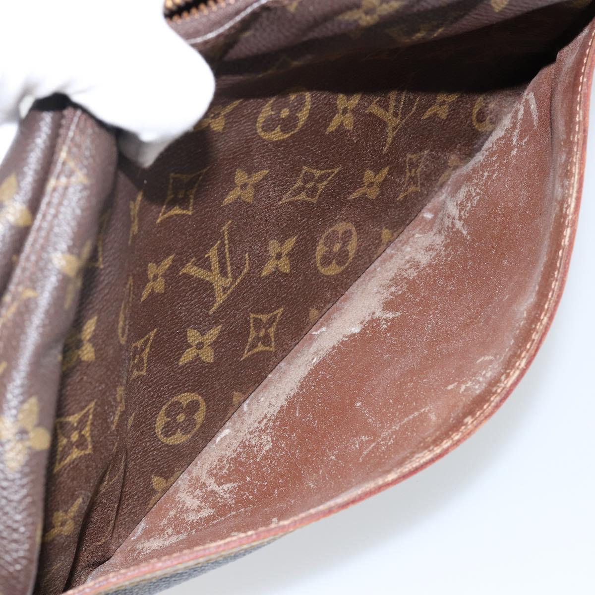 LOUIS VUITTON Monogram Compiegne 28 Clutch Bag M51845 LV Auth th6336