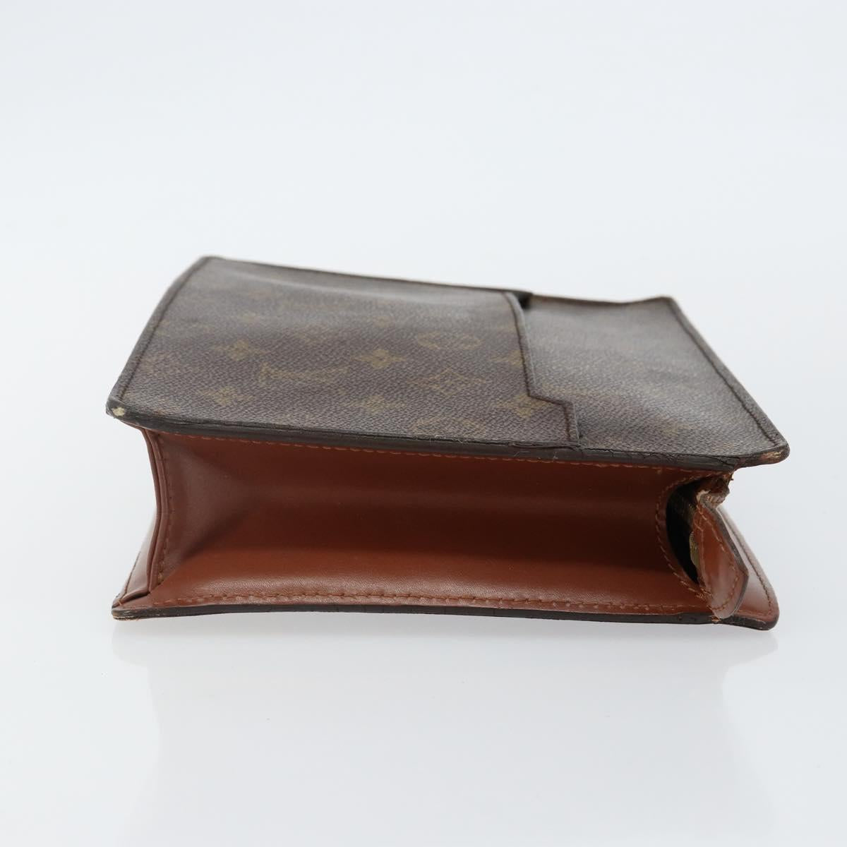 LOUIS VUITTON Monogram Pochette Homme Clutch Bag M51795 LV Auth th6341