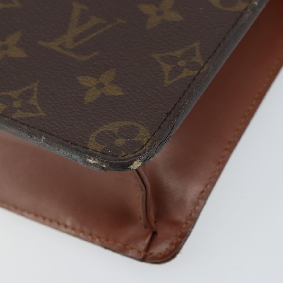 LOUIS VUITTON Monogram Pochette Homme Clutch Bag M51795 LV Auth th6341