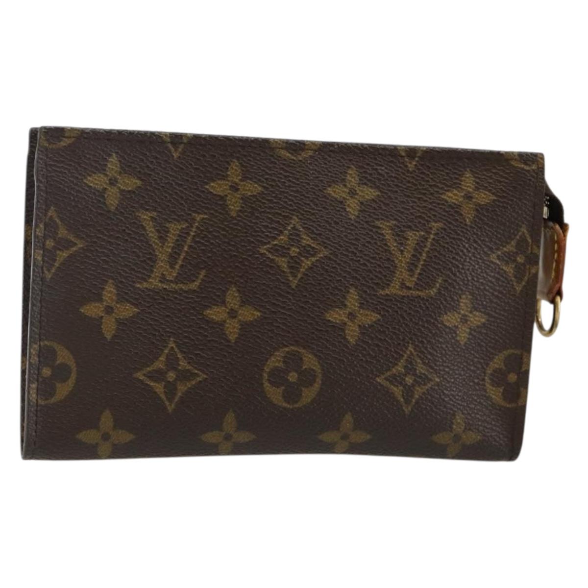LOUIS VUITTON Monogram Bucket PM Accessory Pouch LV Auth th6342