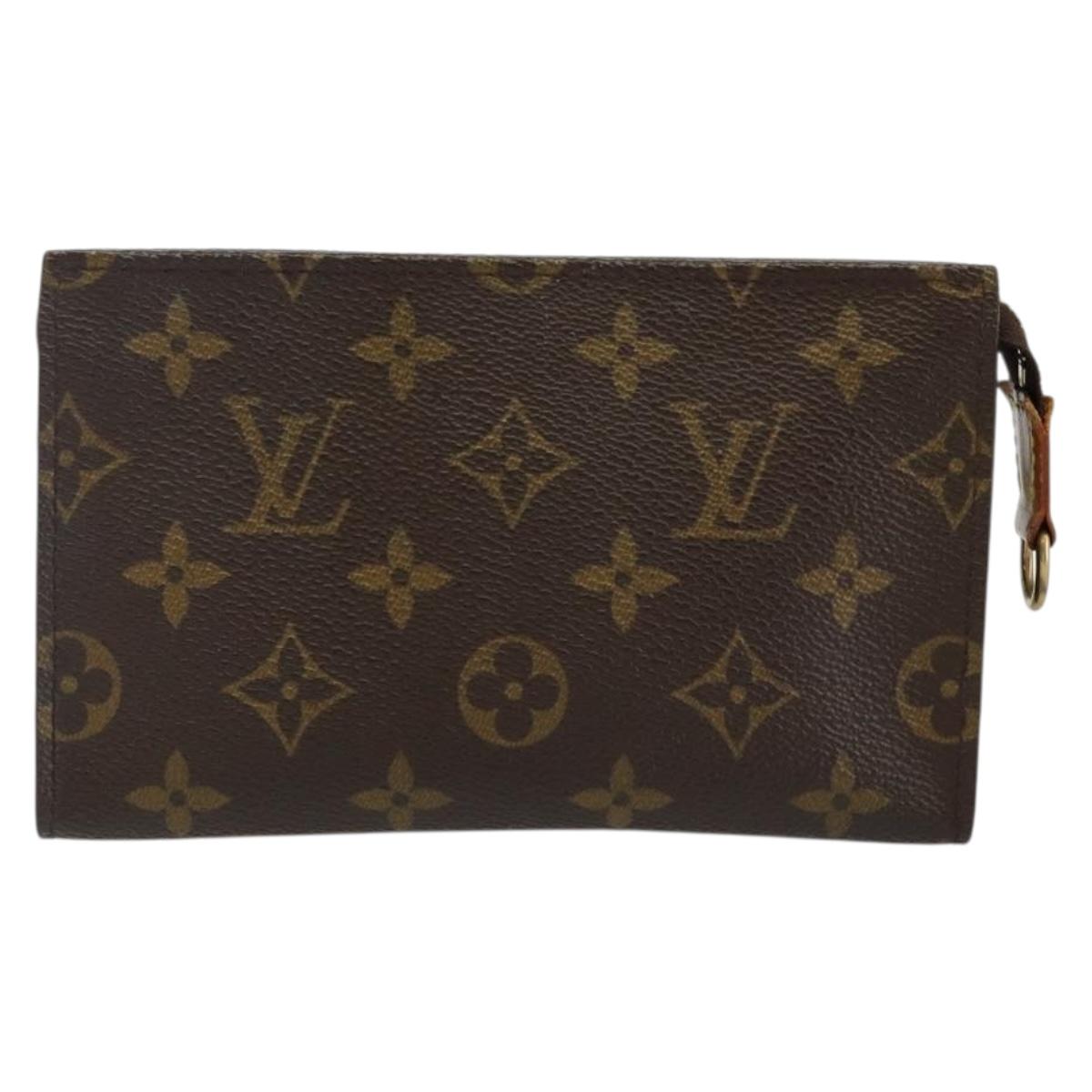 LOUIS VUITTON Monogram Bucket PM Accessory Pouch LV Auth th6342