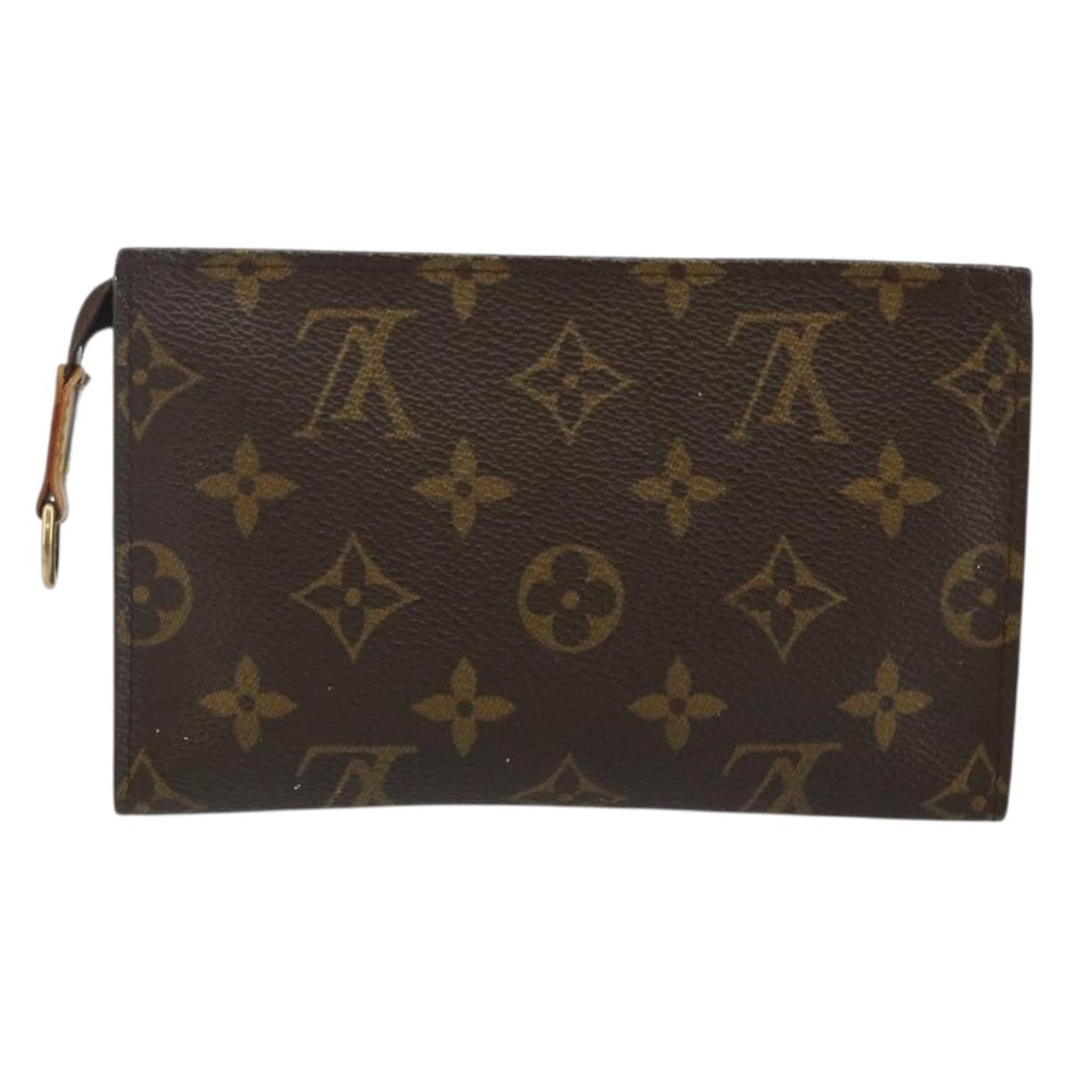 LOUIS VUITTON Monogram Bucket PM Accessory Pouch LV Auth th6342