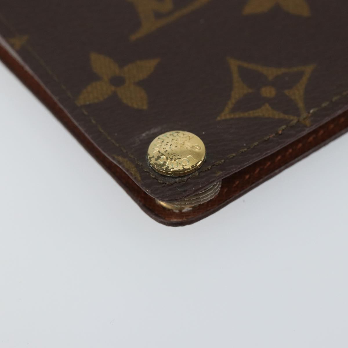 LOUIS VUITTON Monogram Porto Cartes Crdit Pression Card Case M60937 Auth th6344