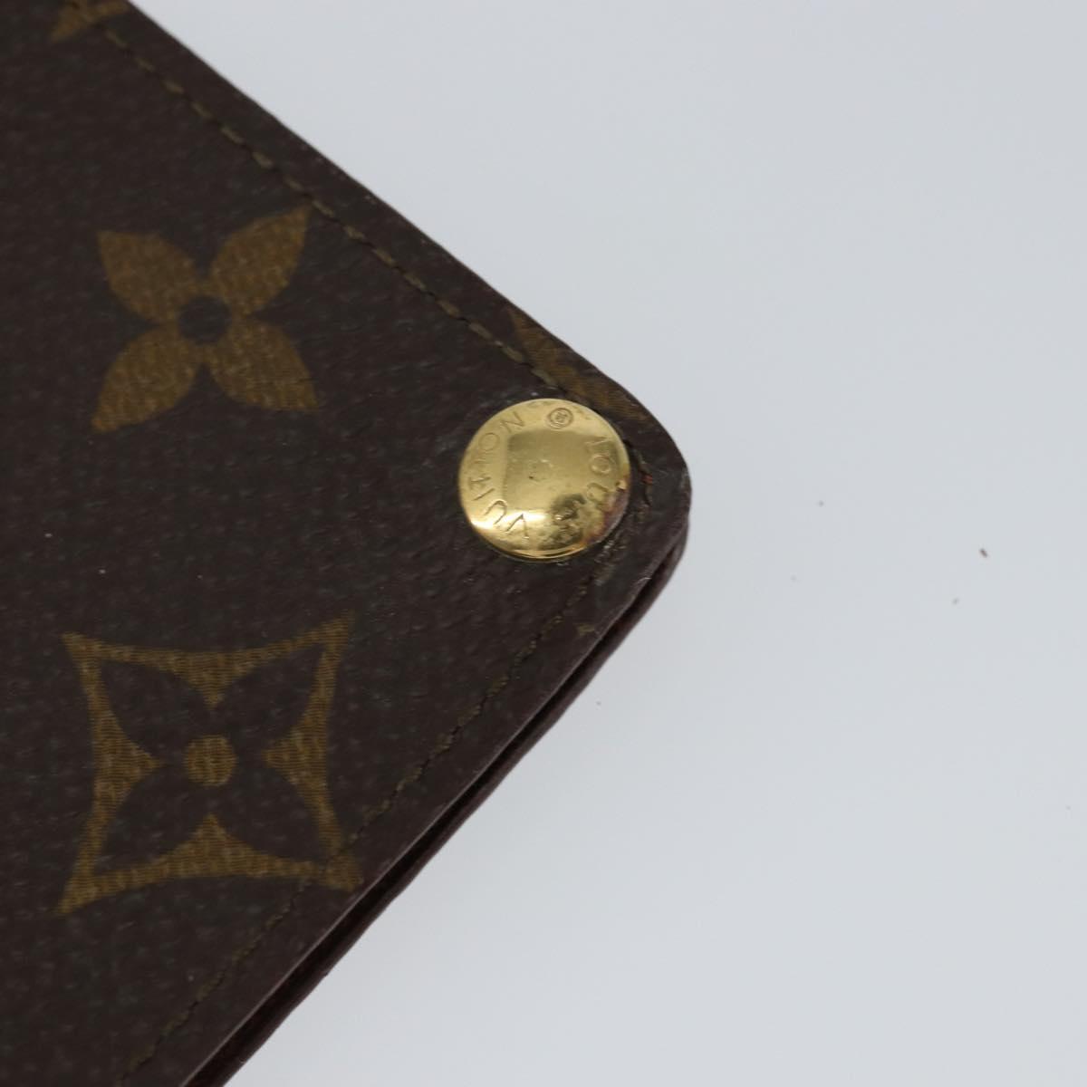 LOUIS VUITTON Monogram Porto Cartes Crdit Pression Card Case M60937 Auth th6344