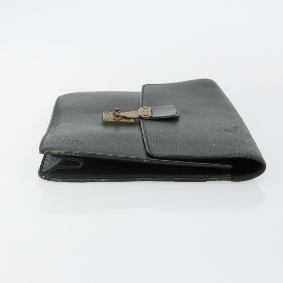 LOUIS VUITTON Taiga Pochette Kourad Clutch Bag Epicea M30194 LV Auth th6361