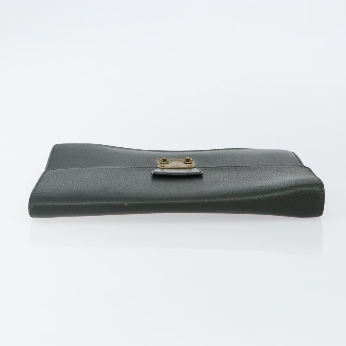 LOUIS VUITTON Taiga Pochette Kourad Clutch Bag Epicea M30194 LV Auth th6361