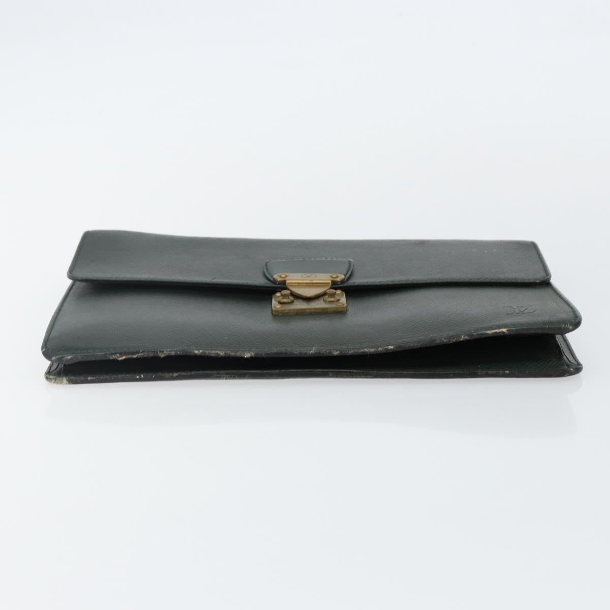 LOUIS VUITTON Taiga Pochette Kourad Clutch Bag Epicea M30194 LV Auth th6361