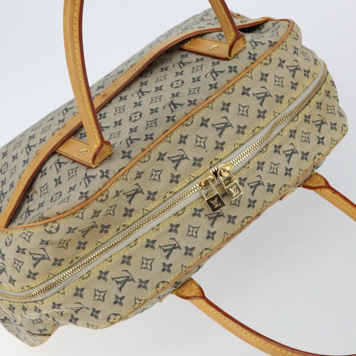 LOUIS VUITTON Monogram Mini Marie Hand Bag Blue M92003 LV Auth th6363
