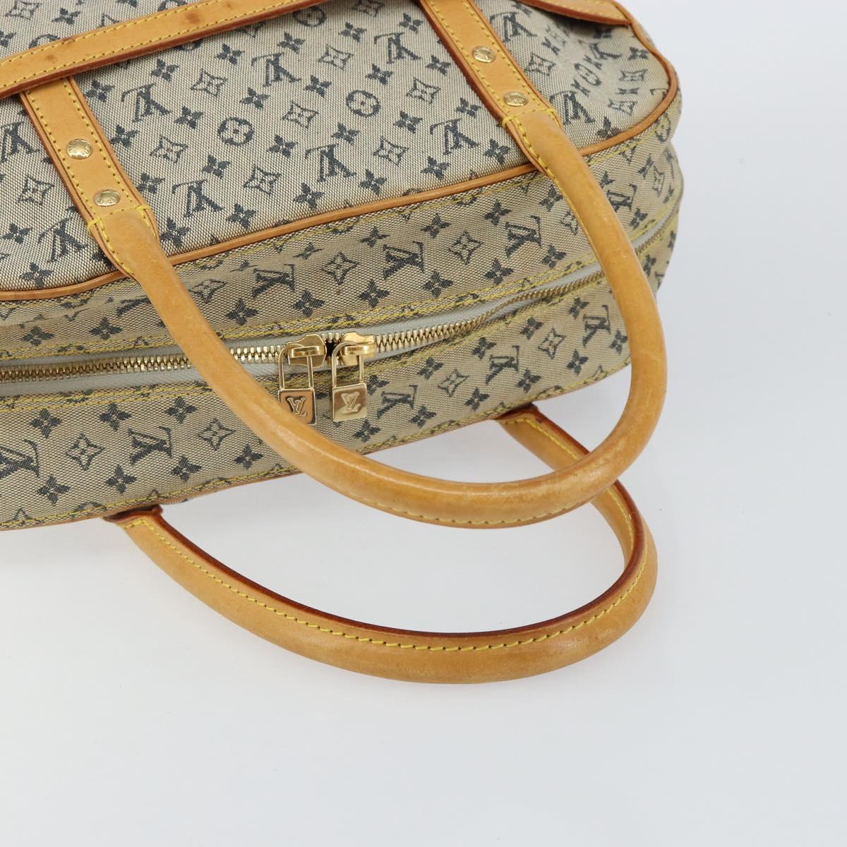 LOUIS VUITTON Monogram Mini Marie Hand Bag Blue M92003 LV Auth th6363