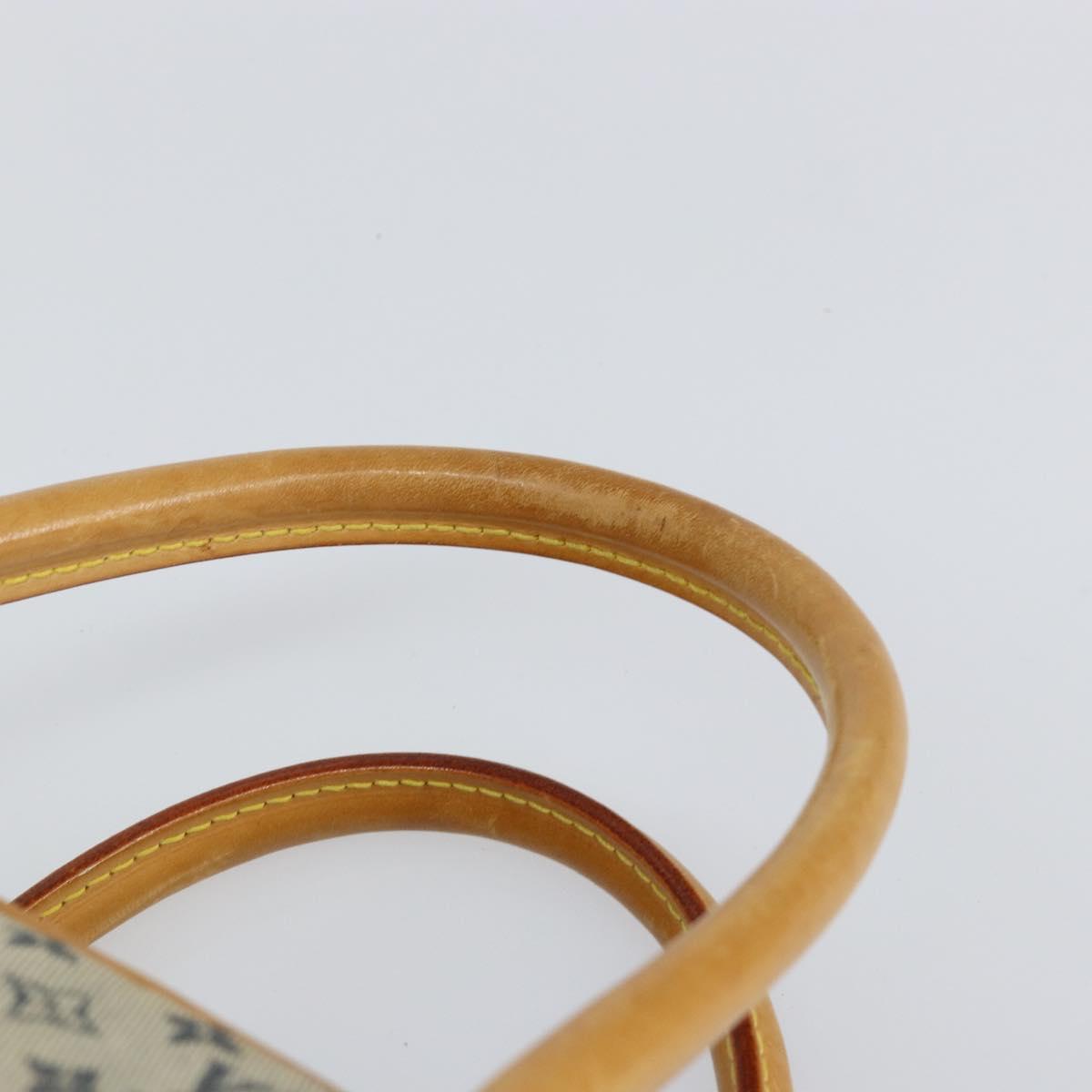LOUIS VUITTON Monogram Mini Marie Hand Bag Blue M92003 LV Auth th6363