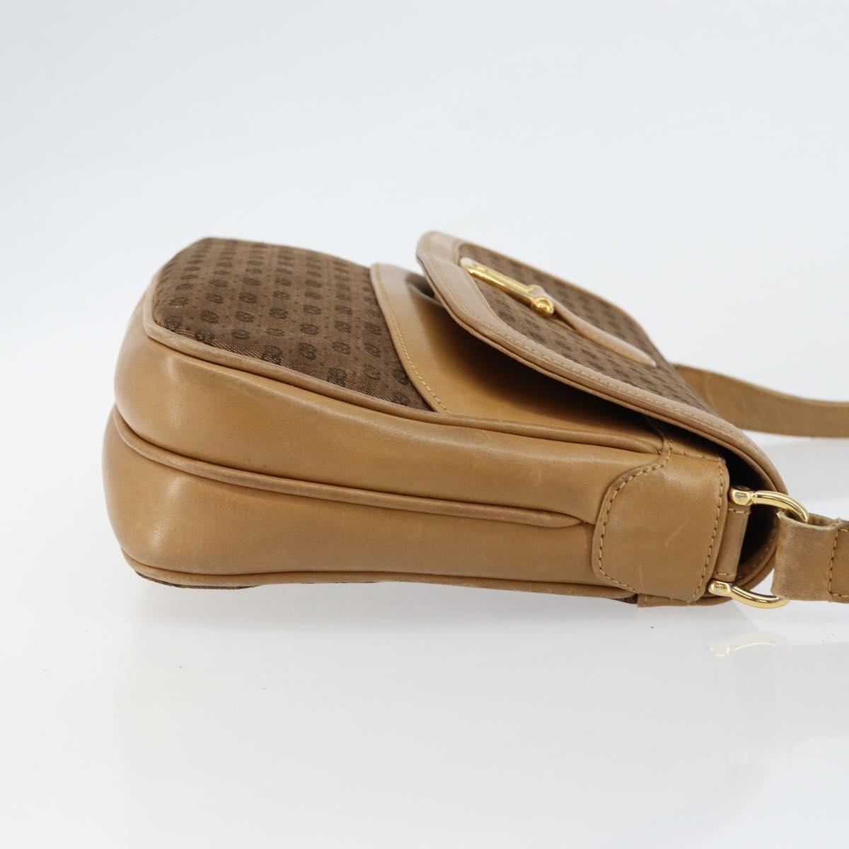 GUCCI Micro GG Canvas Shoulder Bag PVC Beige Gold 30 001 3627 Auth th6366