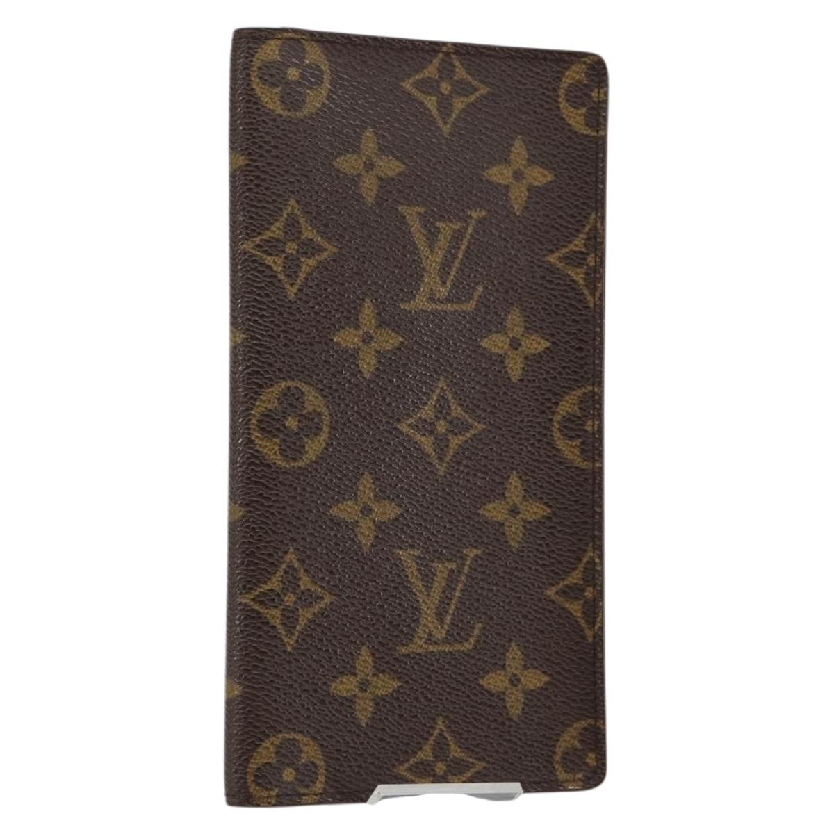 LOUIS VUITTON Monogram Porte Cartes Credit Billfold Wallet M60825 LV Auth th6367
