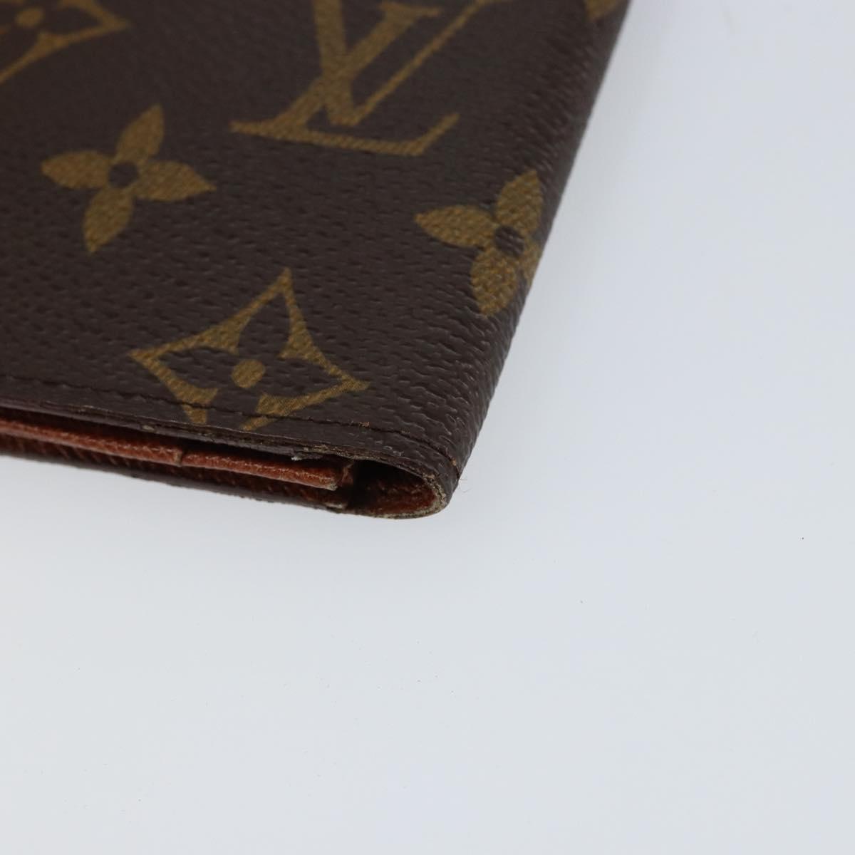 LOUIS VUITTON Monogram Porte Cartes Credit Billfold Wallet M60825 LV Auth th6367