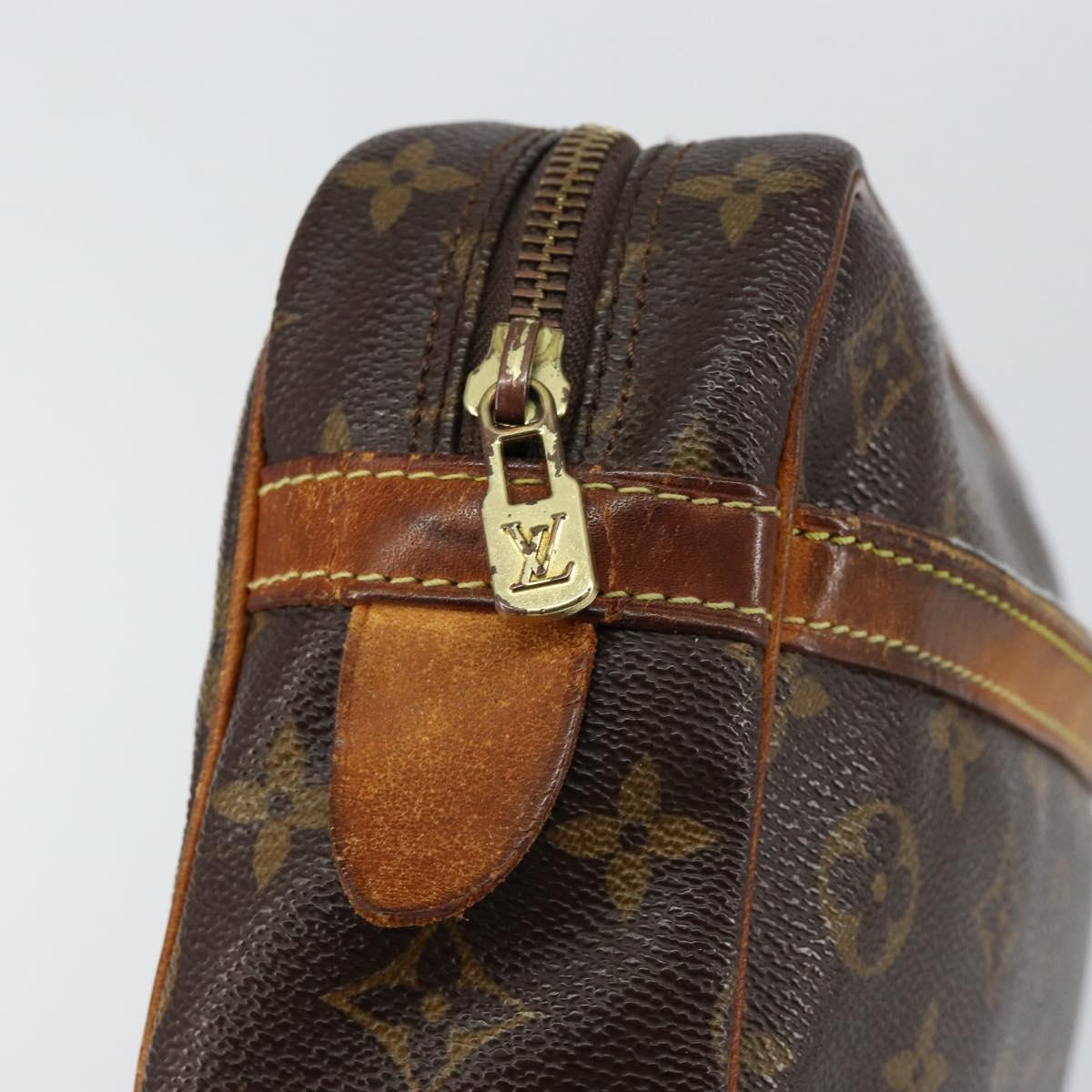 LOUIS VUITTON Monogram Compiegne 28 Clutch Bag M51845 LV Auth th6374