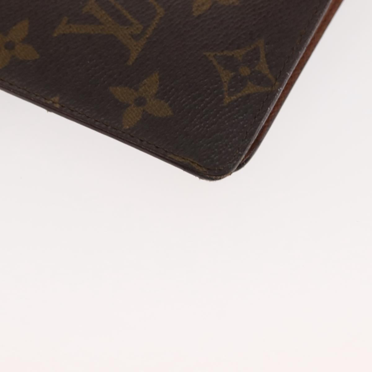 LOUIS VUITTON Monogram Agenda MM Day Planner Cover R20105 LV Auth th6375
