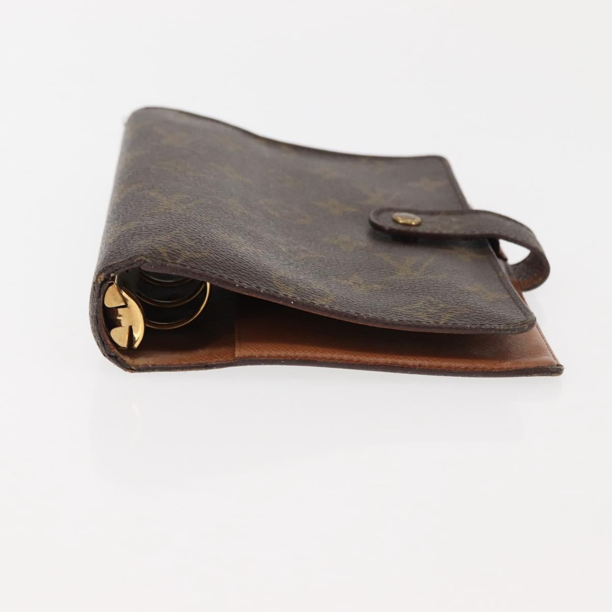 LOUIS VUITTON Monogram Agenda MM Day Planner Cover R20105 LV Auth th6375