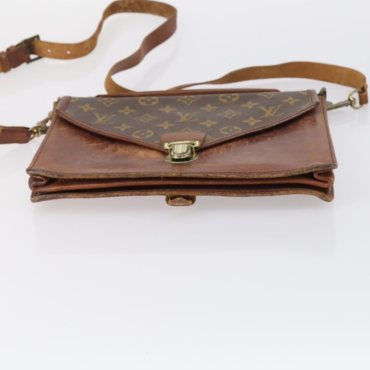 LOUIS VUITTON Monogram Sac Biface Hand Bag 2way M51310 LV Auth th6376