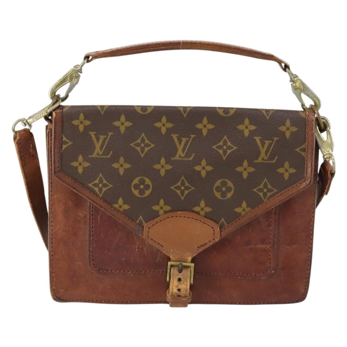 LOUIS VUITTON Monogram Sac Biface Hand Bag 2way M51310 LV Auth th6376