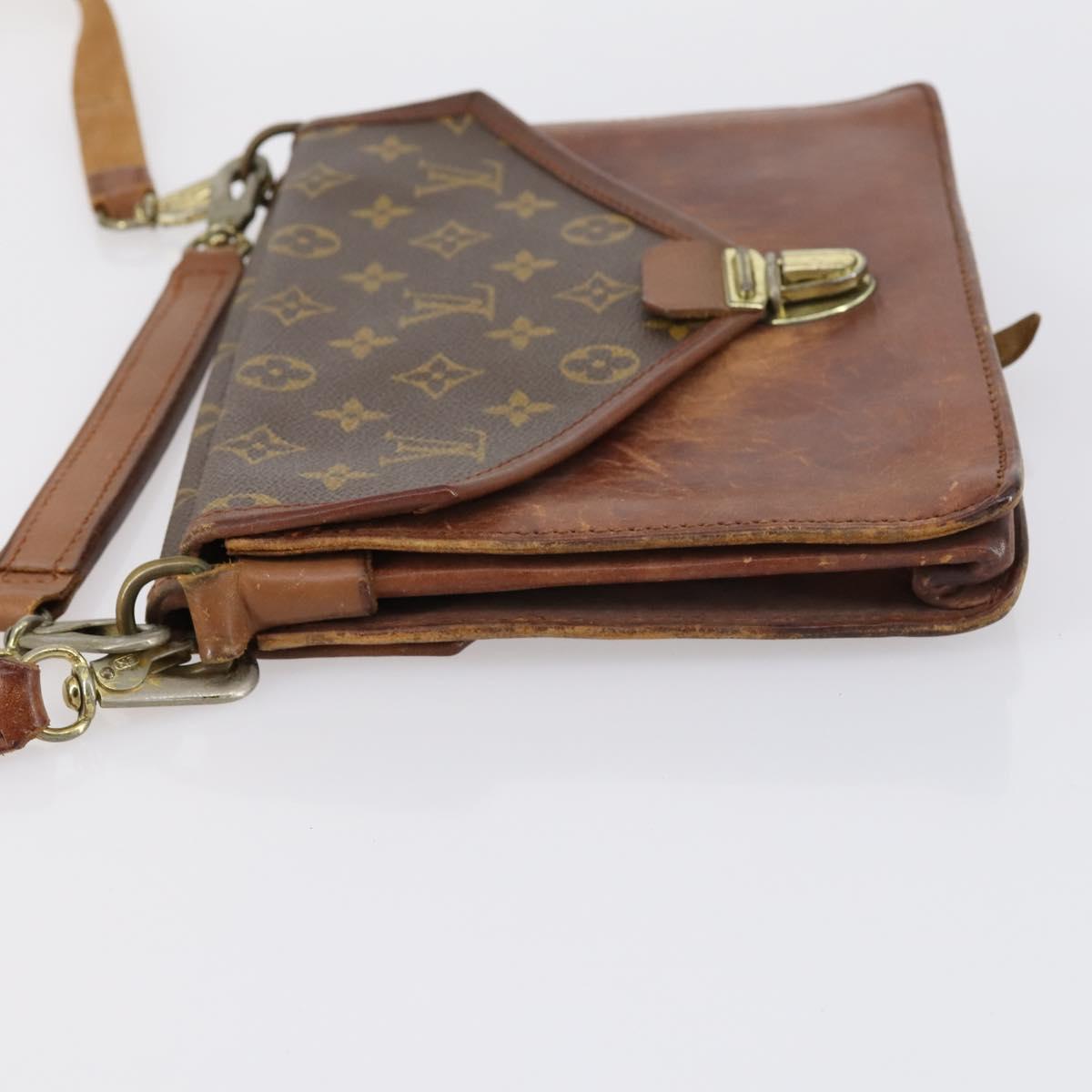 LOUIS VUITTON Monogram Sac Biface Hand Bag 2way M51310 LV Auth th6376