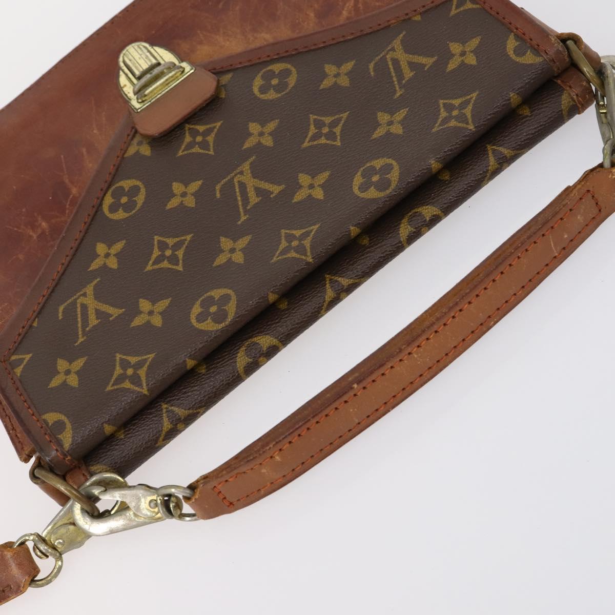 LOUIS VUITTON Monogram Sac Biface Hand Bag 2way M51310 LV Auth th6376