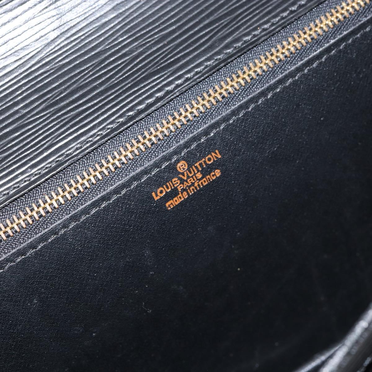 LOUIS VUITTON Epi Serie Dragonne Clutch Bag Black Noir M52612 LV Auth th6377