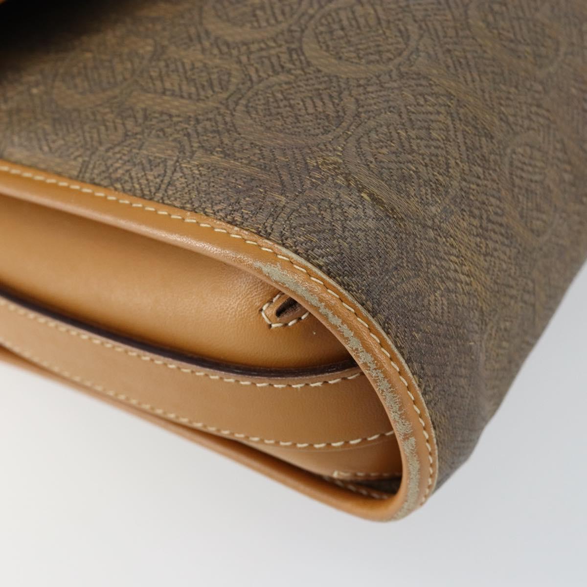 GUCCI Shoulder Bag Canvas Leather Beige Gold 001 14 0712 Auth th6380