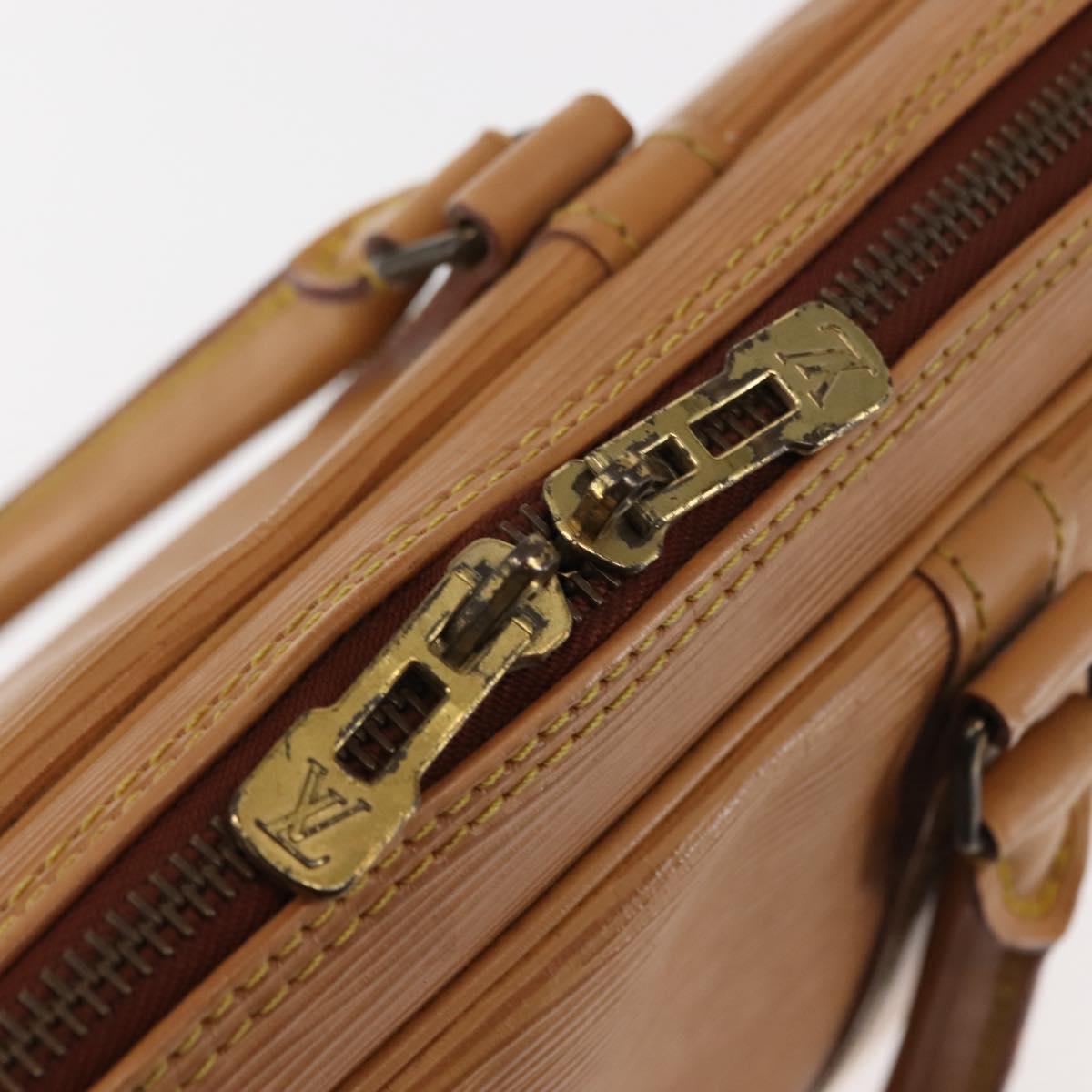 LOUIS VUITTON Epi Porte Documents Voyage Business Bag Beige M54476 Auth th6381