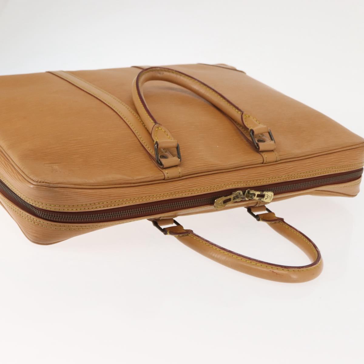 LOUIS VUITTON Epi Porte Documents Voyage Business Bag Beige M54476 Auth th6381