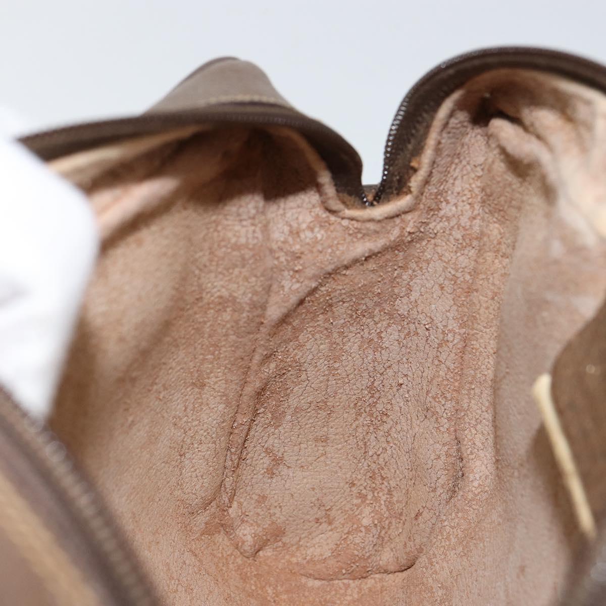 GUCCI GG Supreme Web Sherry Line Clutch Bag PVC Beige Red 89 01 012 Auth th6382