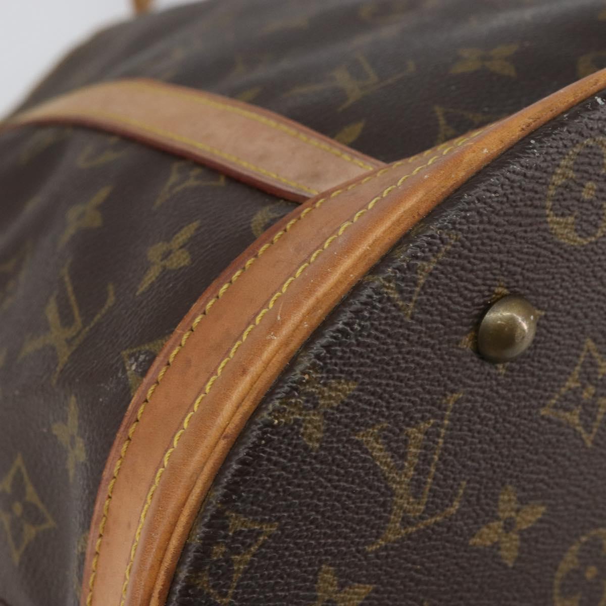LOUIS VUITTON Monogram Bucket GM Shoulder Bag M42236 LV Auth th6386