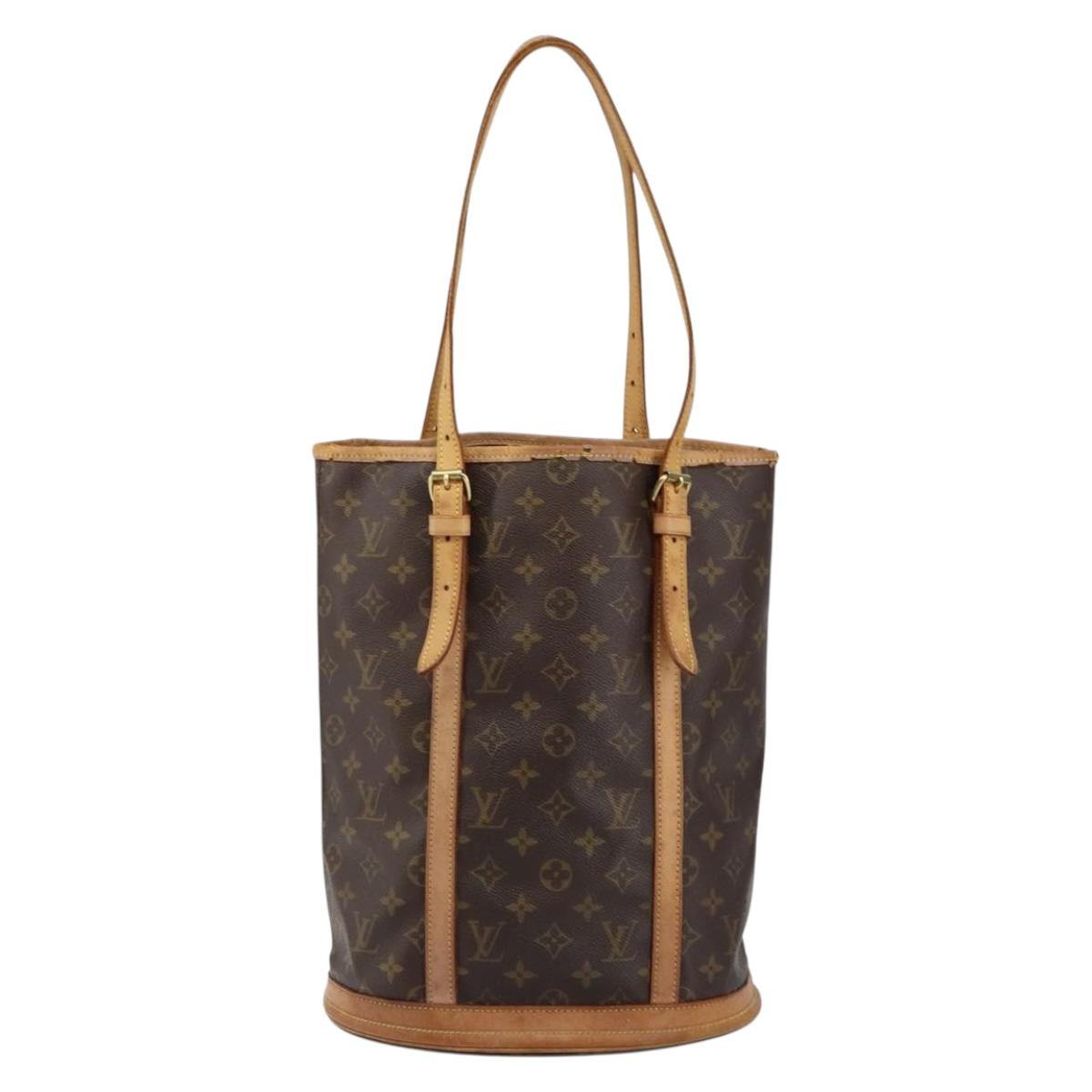 LOUIS VUITTON Monogram Bucket GM Shoulder Bag M42236 LV Auth th6386