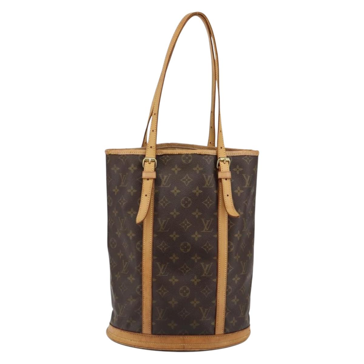 LOUIS VUITTON Monogram Bucket GM Shoulder Bag M42236 LV Auth th6386