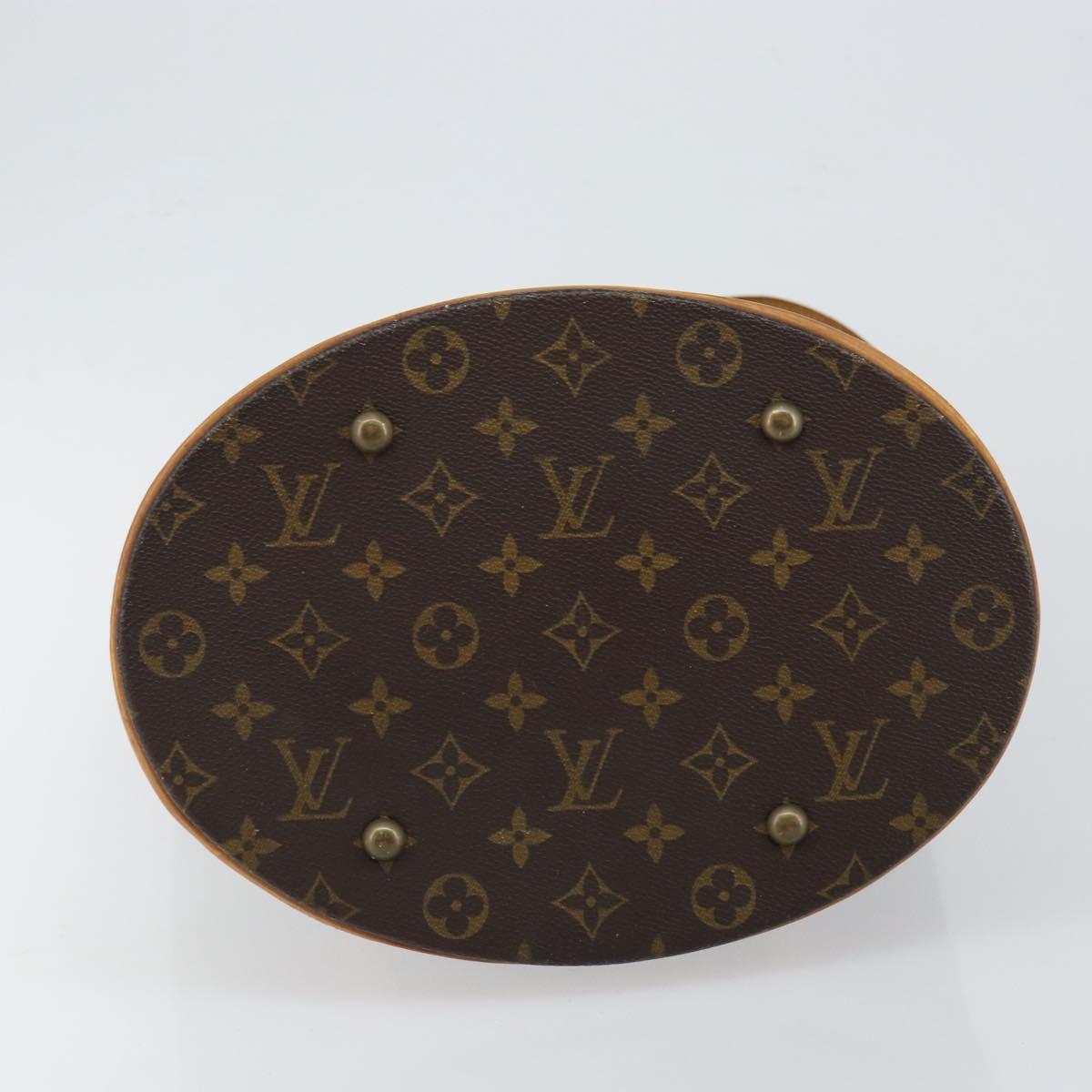 LOUIS VUITTON Monogram Bucket GM Shoulder Bag M42236 LV Auth th6386