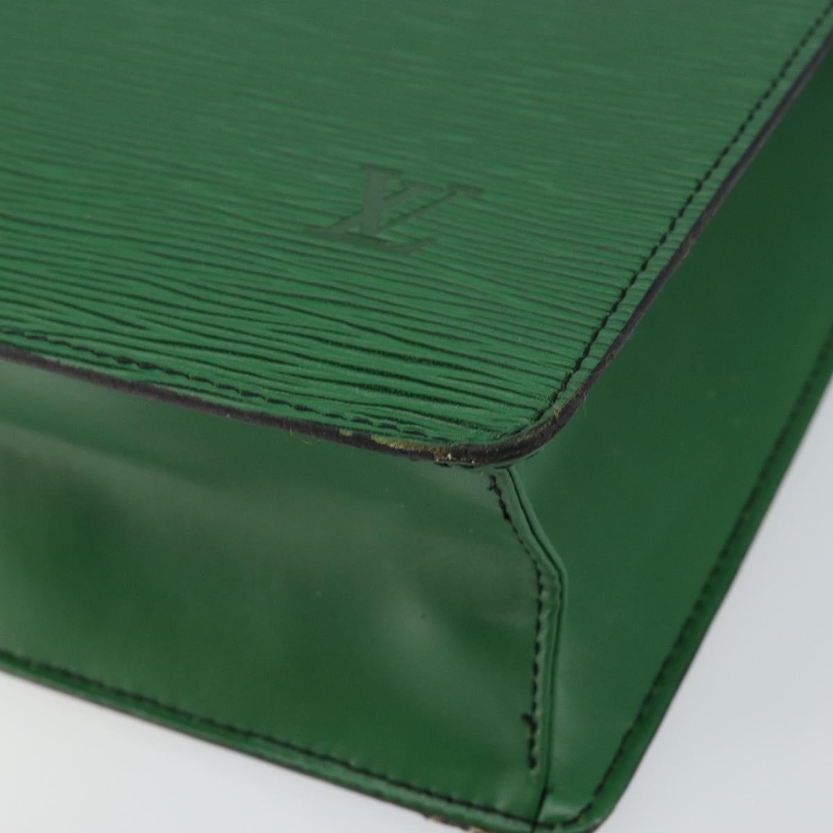 LOUIS VUITTON Epi Sac Plat Hand Bag Green M59084 LV Auth th6389