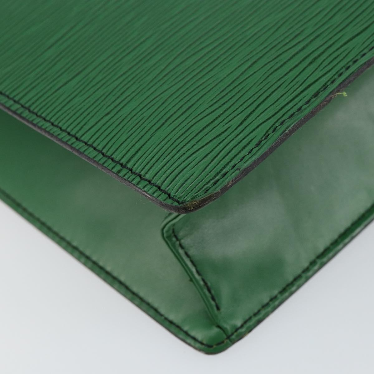 LOUIS VUITTON Epi Sac Plat Hand Bag Green M59084 LV Auth th6389