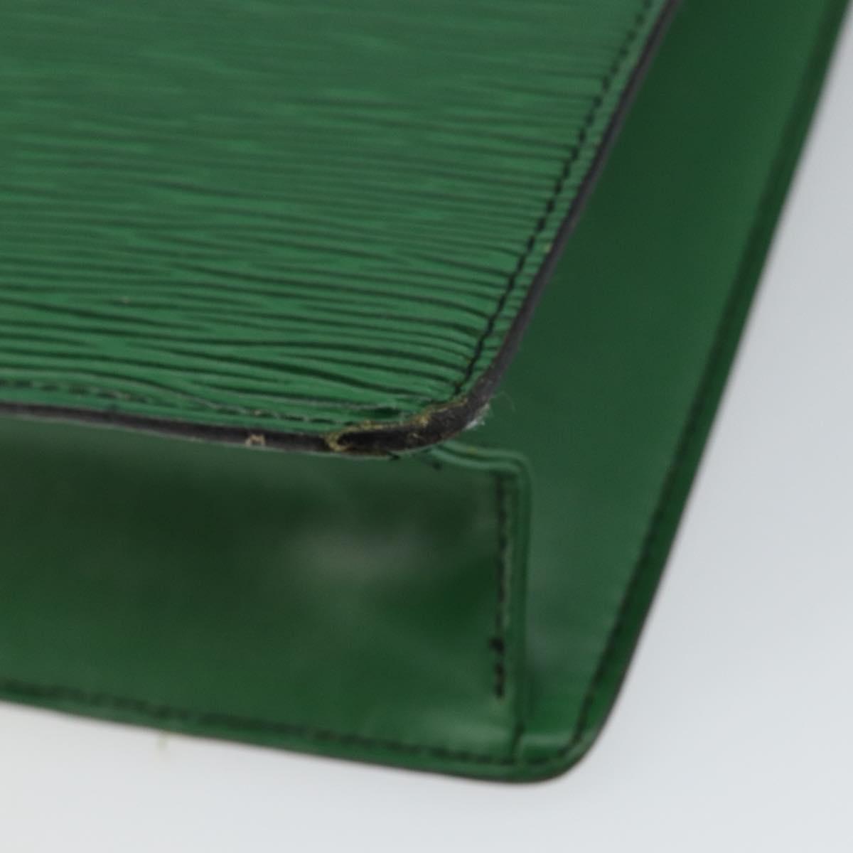 LOUIS VUITTON Epi Sac Plat Hand Bag Green M59084 LV Auth th6389