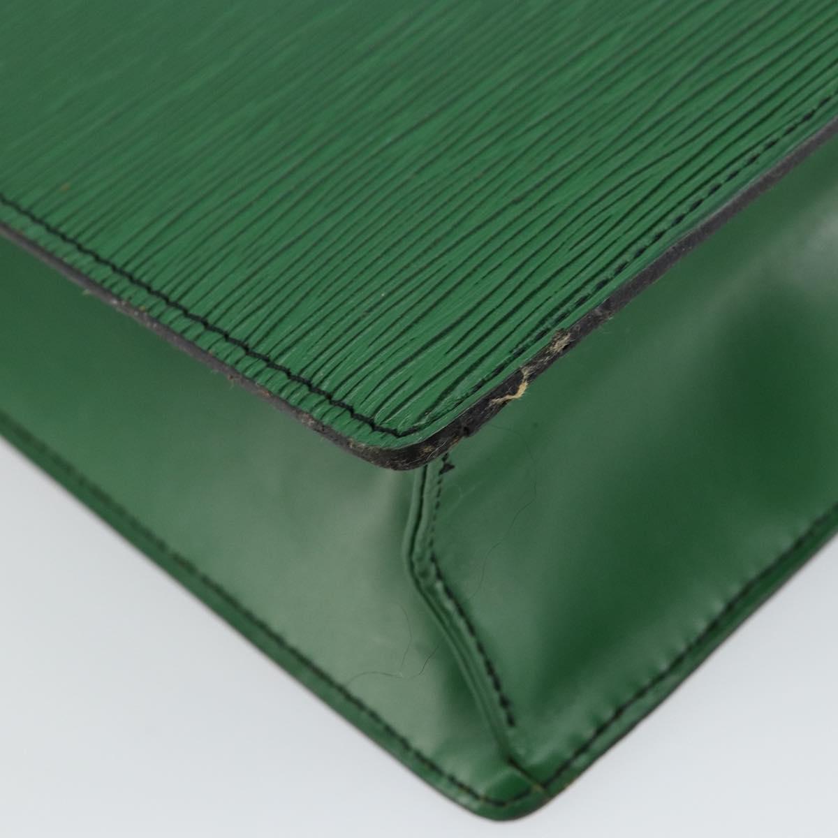 LOUIS VUITTON Epi Sac Plat Hand Bag Green M59084 LV Auth th6389