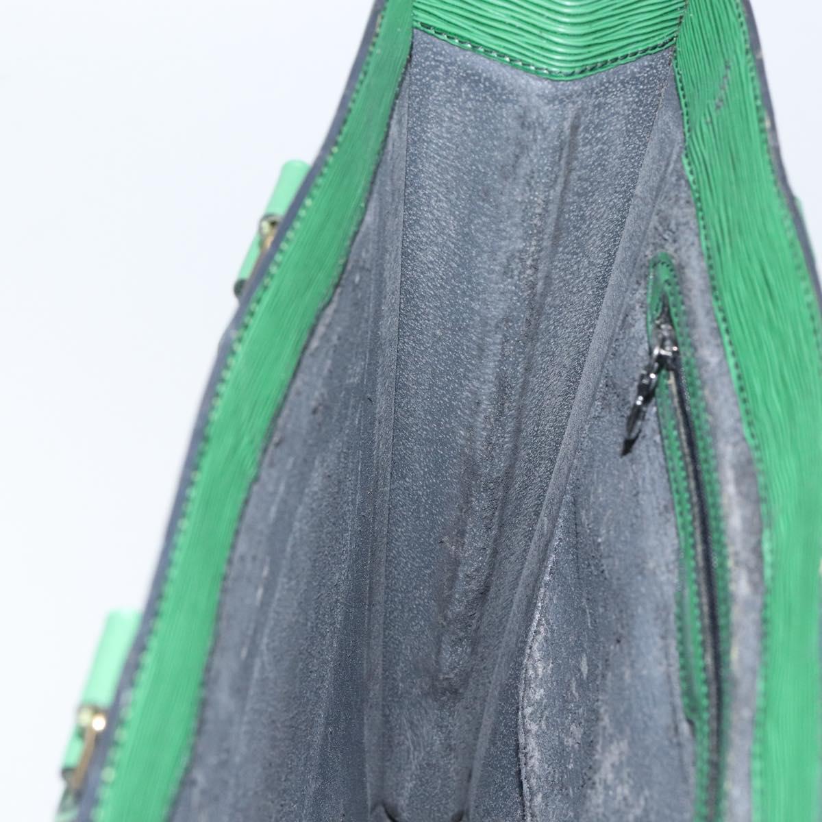 LOUIS VUITTON Epi Sac Plat Hand Bag Green M59084 LV Auth th6389