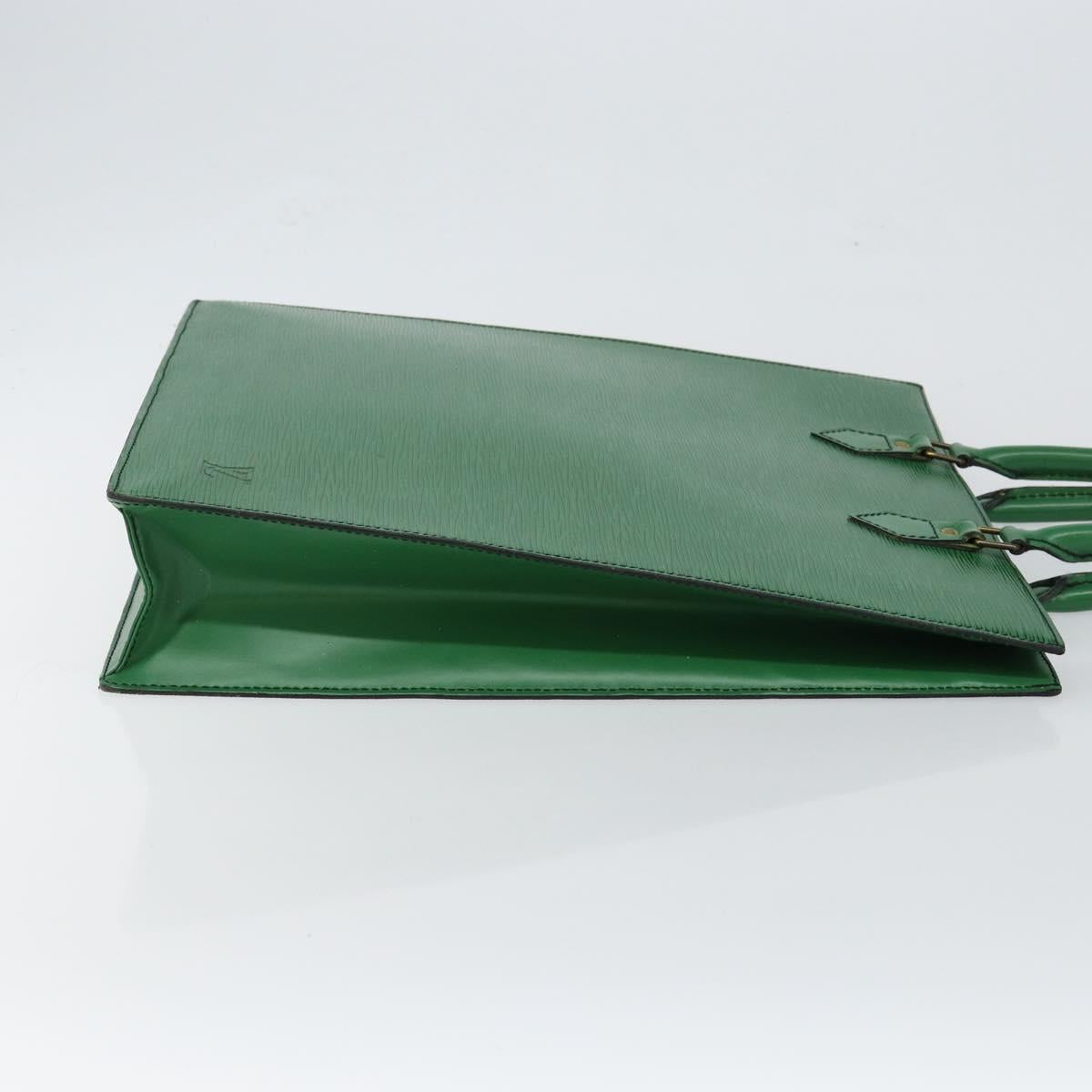 LOUIS VUITTON Epi Sac Plat Hand Bag Green M59084 LV Auth th6389