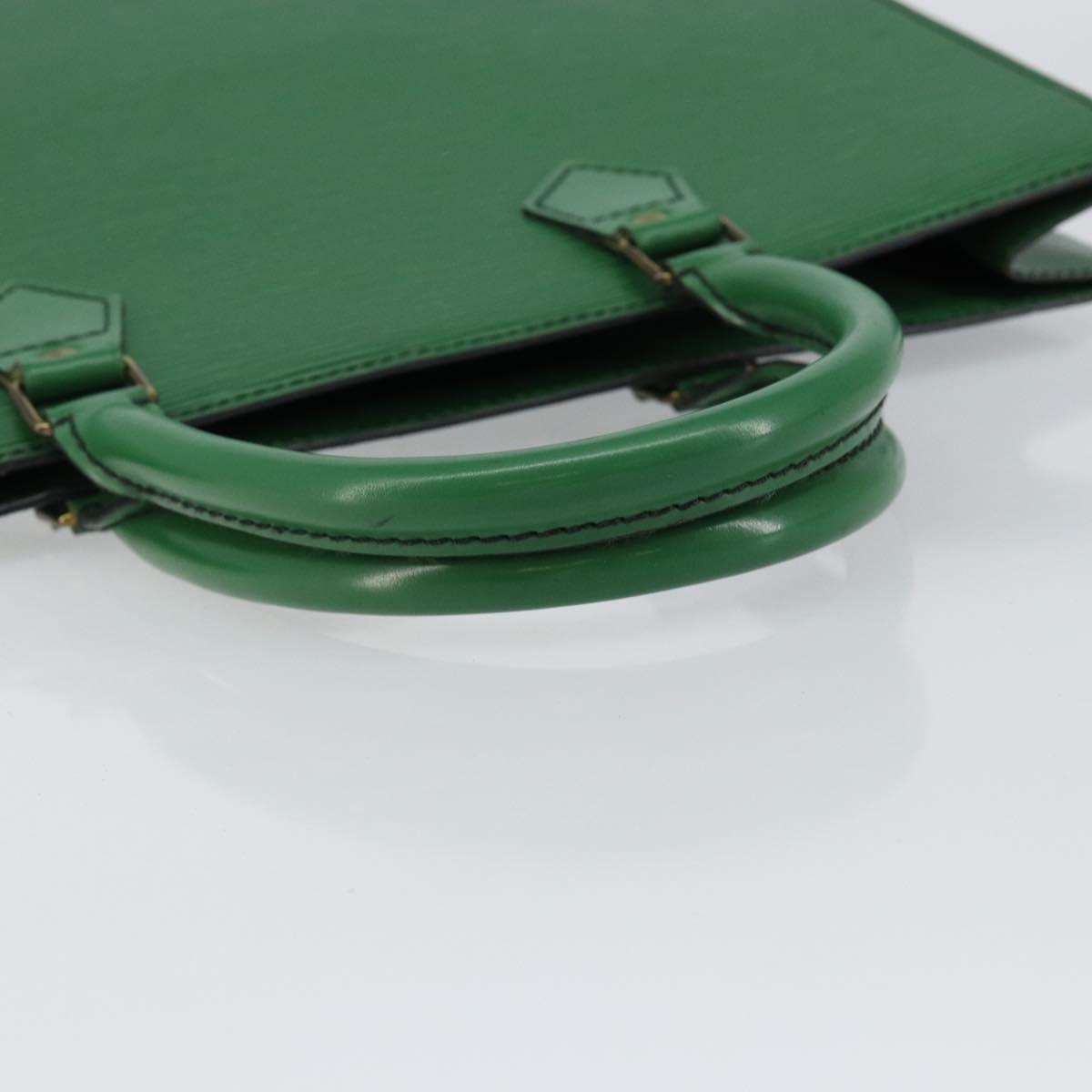LOUIS VUITTON Epi Sac Plat Hand Bag Green M59084 LV Auth th6389