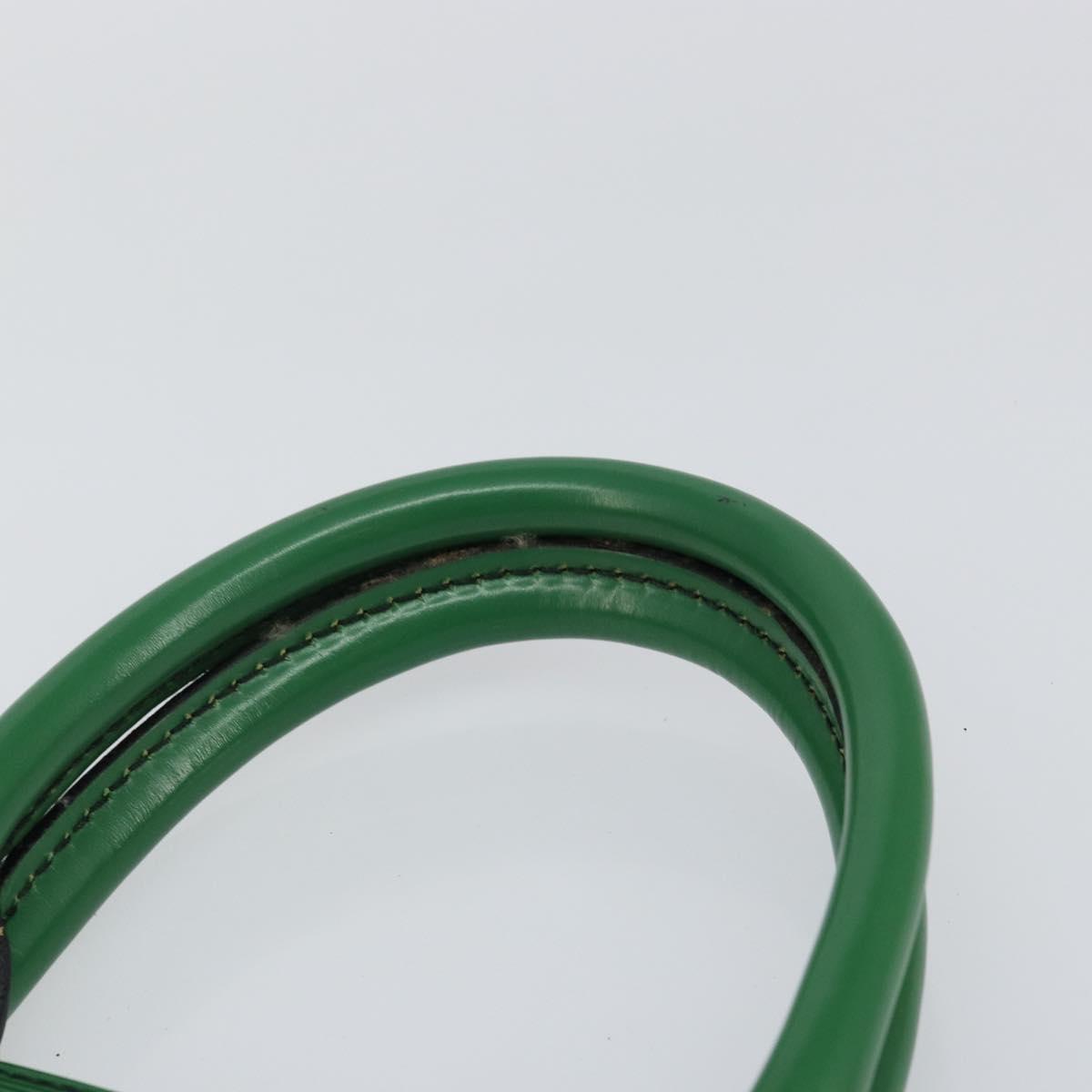 LOUIS VUITTON Epi Sac Plat Hand Bag Green M59084 LV Auth th6389