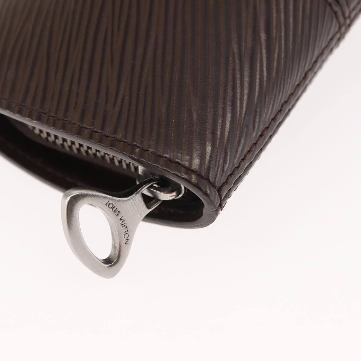 LOUIS VUITTON Epi PortefeuilleZ Coin Purse Brown M6344D LV Auth th6390