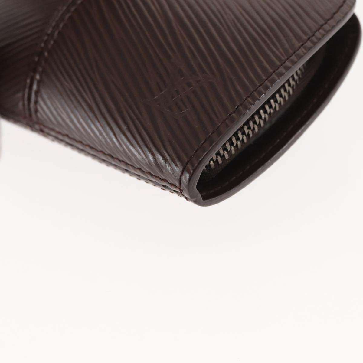 LOUIS VUITTON Epi PortefeuilleZ Coin Purse Brown M6344D LV Auth th6390