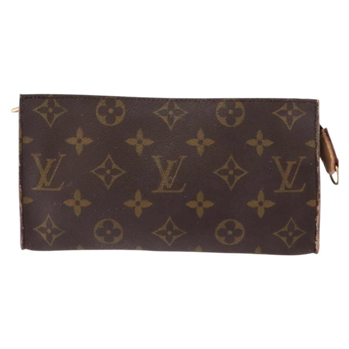 LOUIS VUITTON Monogram Bucket GM Accessory Pouch LV Auth th6393