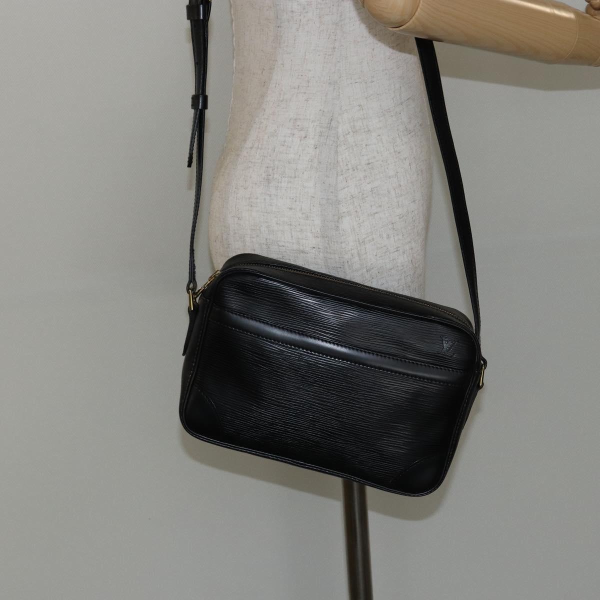 LOUIS VUITTON Epi Trocadero 23 Shoulder Bag Black M52302 LV Auth th6395