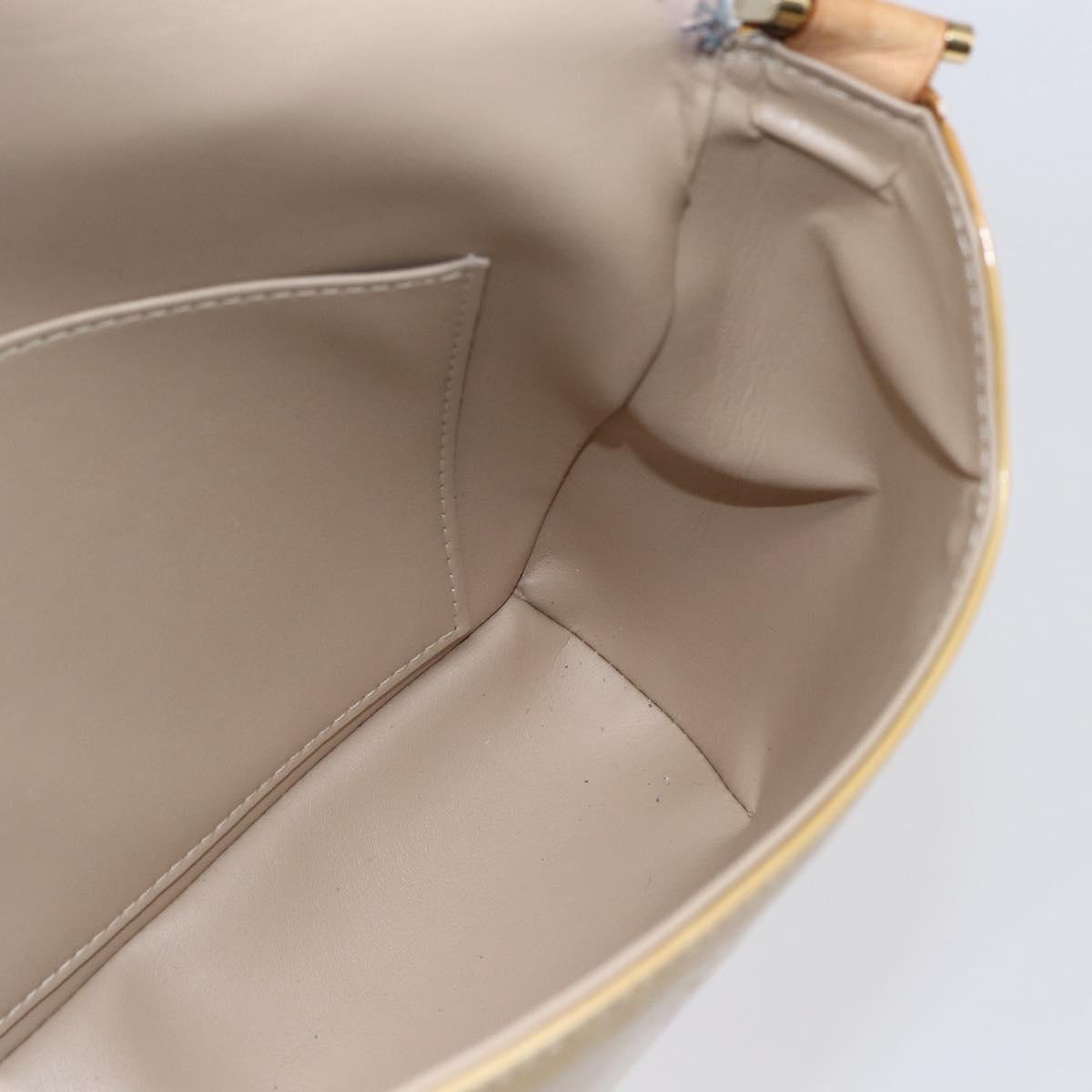 LOUIS VUITTON Monogram Vernis Thompson Street Bag Gris M91008 LV Auth th6397