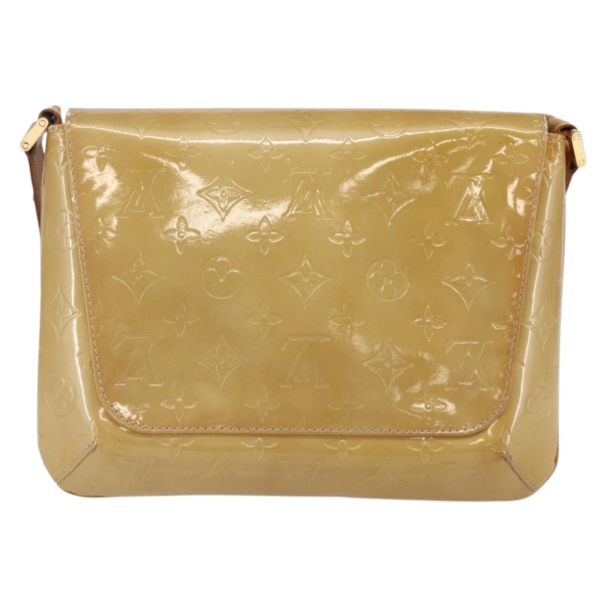 LOUIS VUITTON Monogram Vernis Thompson Street Bag Gris M91008 LV Auth th6397