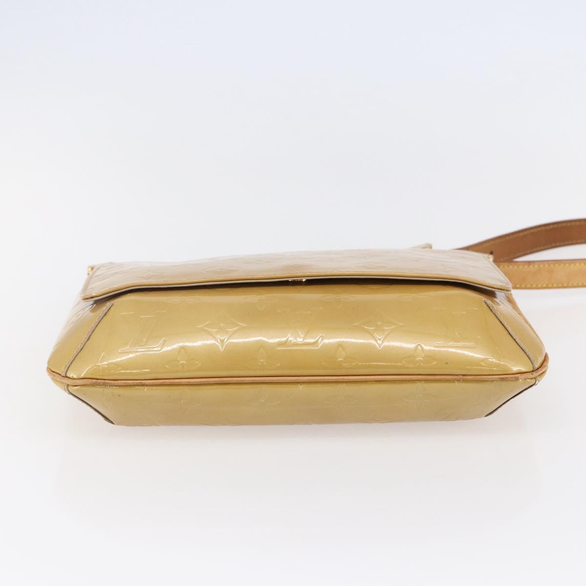 LOUIS VUITTON Monogram Vernis Thompson Street Bag Gris M91008 LV Auth th6397